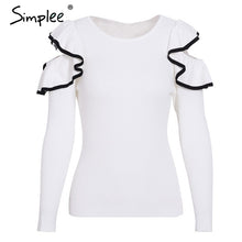 Load image into Gallery viewer, Simplee Multicolor knitted women pullover sweater Long sleeve top turtleneck female sweater Chic ladies casual bestmatch jumper
